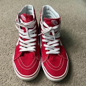 High top Red vans